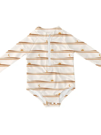 Golden Hour Long Sleeve Swimsuit - Upf 50