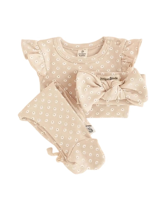 Organic Daisy 3 Piece Set