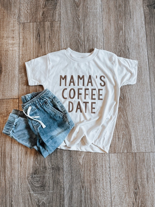 Mama's coffee Date T Shirt