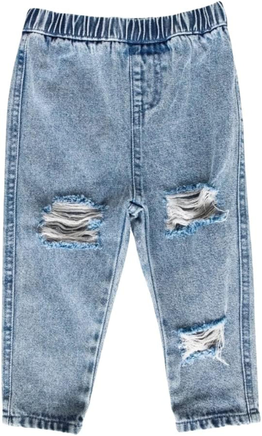 Trendy Ripped Stretchy Jeans