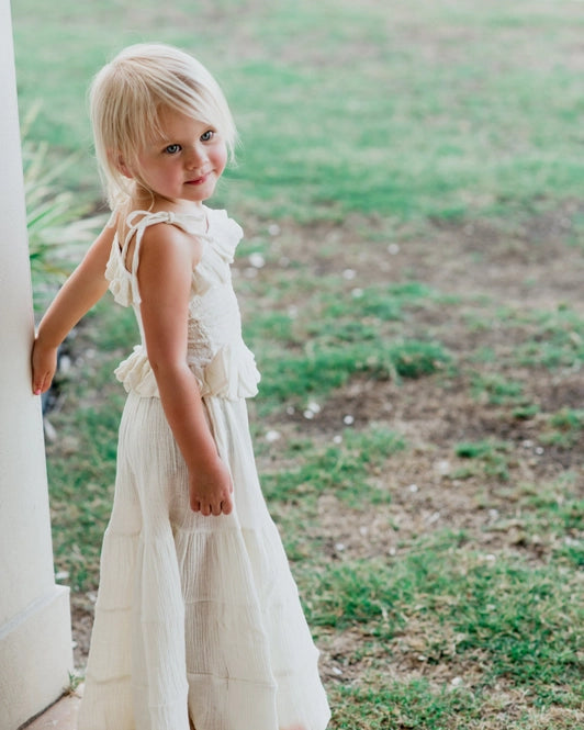 Beachy Viv Top  (Light Ivory)